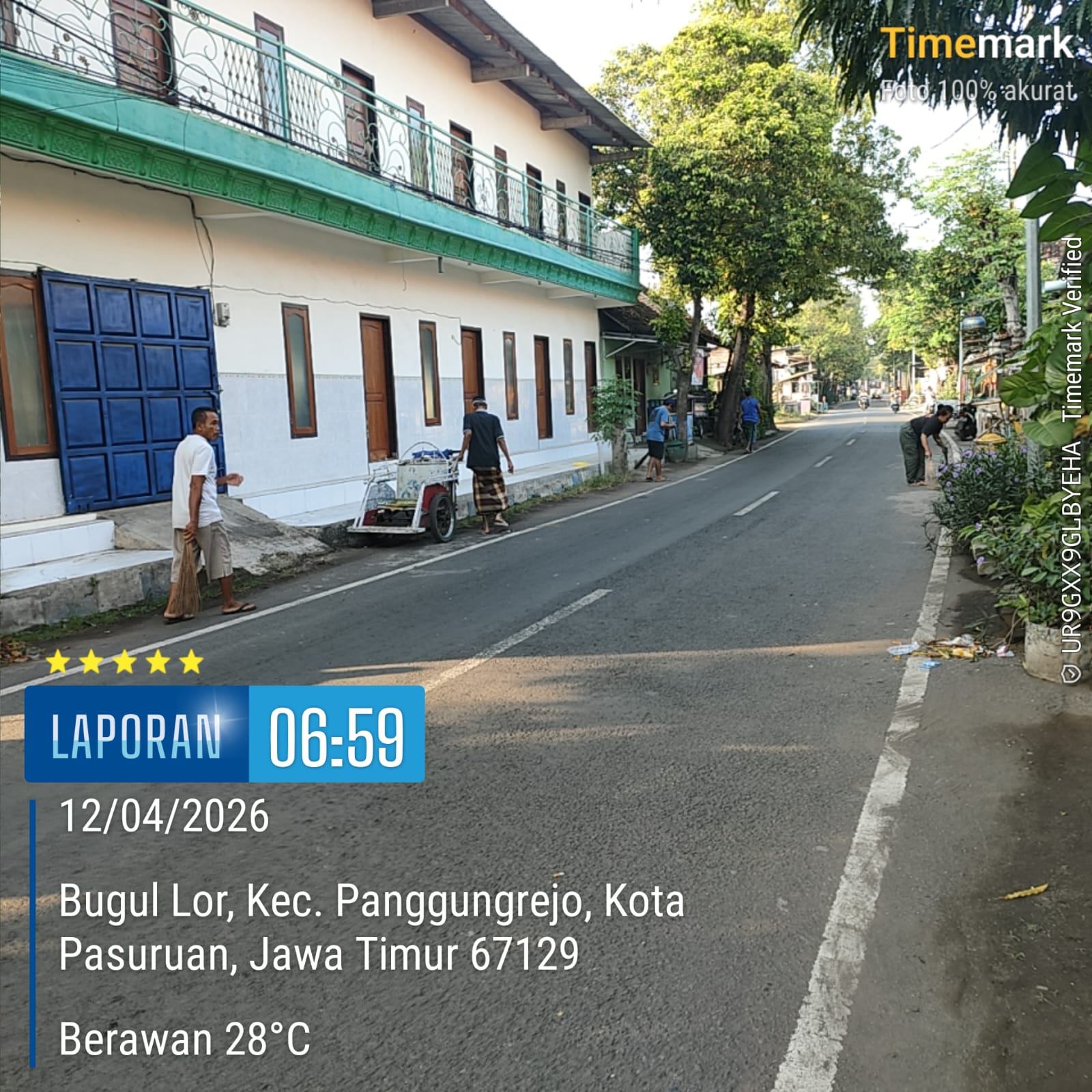 Warga bugul Lor kompak Gelar Kerja Bakti,Lingkungan Jadi Bersih dan Nyaman